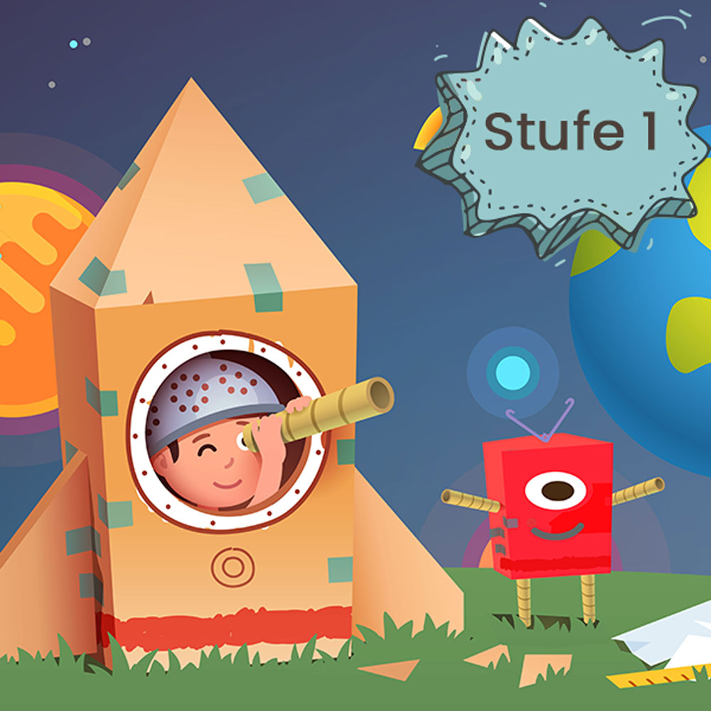 Robo der Weltraum-Roboter - Stufe 1